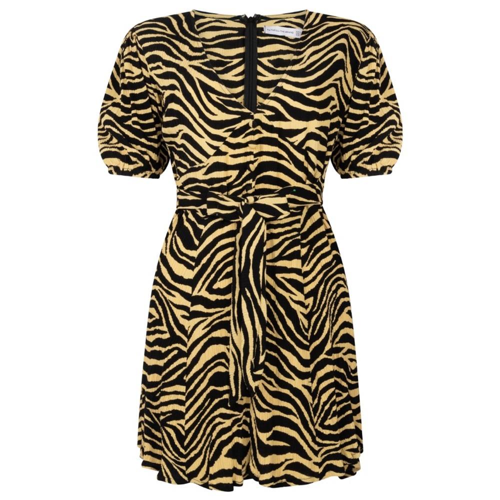 Faithfull the Brand Tiger print dress